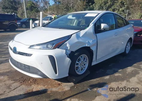 2022 Toyota Prius Le z USA, uszkodzony, nr VIN JTDKAMFU7N3177190